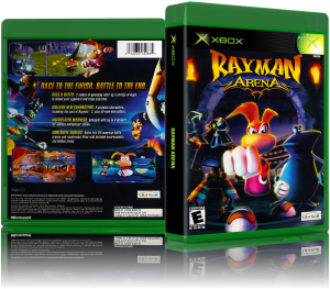 Rayman Arena (USA)3D Boxes Back Front